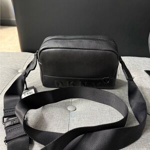 DKNY Men's Black Belt Bag